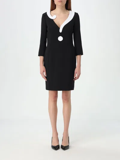 MOSCHINO DRESS MOSCHINO COUTURE WOMAN COLOR BLACK,F62790002