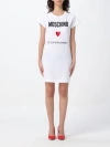Moschino Dress  Couture Woman Color White