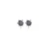 Moschino Chic Metallic Earrings