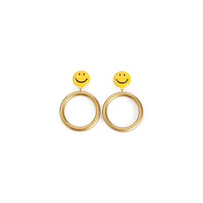 Moschino Couture Earrings In Gold