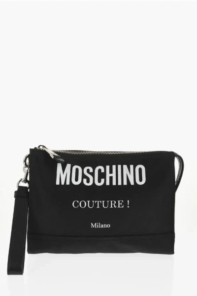 Moschino Couture! Fabric Necessarie With Maxi Frontal Logo