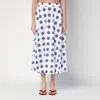 Moschino Biro Polka Dots Poplin Skirt