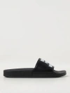 Moschino Flat Sandals  Couture Woman Color Black In Black