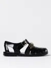 Moschino Flat Sandals  Couture Woman Color Black In 黑色