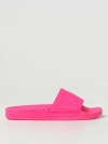 Moschino Flat Sandals  Couture Woman Color Pink In Pink