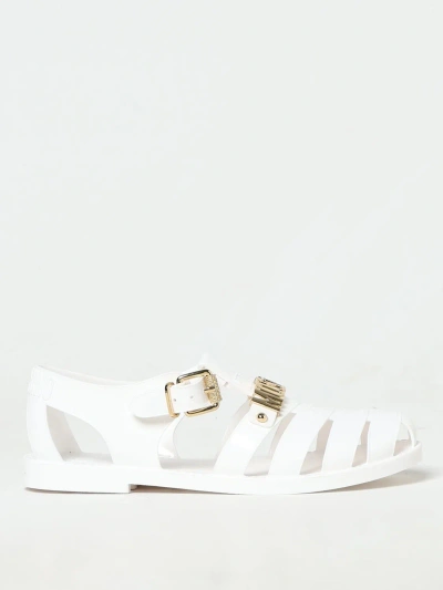 Moschino Couture Flat Sandals  Woman Color White