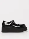 Moschino Flat Shoes  Couture Woman Color Black In Black