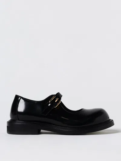 MOSCHINO FLAT SHOES MOSCHINO COUTURE WOMAN COLOR BLACK,F90656002