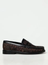 Moschino Flat Shoes  Couture Woman Color Brown In Brown