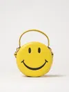 Moschino Smiley Face Shoulder Bag In Yellow