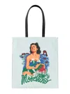 Moschino Couture Hawaiian Print Tote Bag