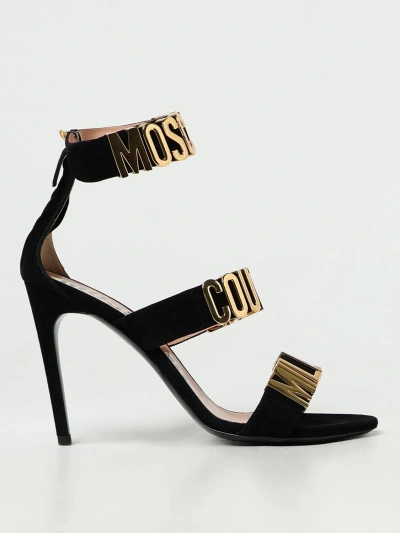 Moschino Heeled Sandals  Couture Woman Color Black