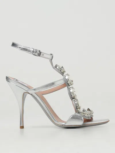 Moschino Couture Heeled Sandals  Woman Color Silver
