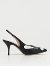 Moschino High Heel Shoes  Couture Woman Color Black In Black