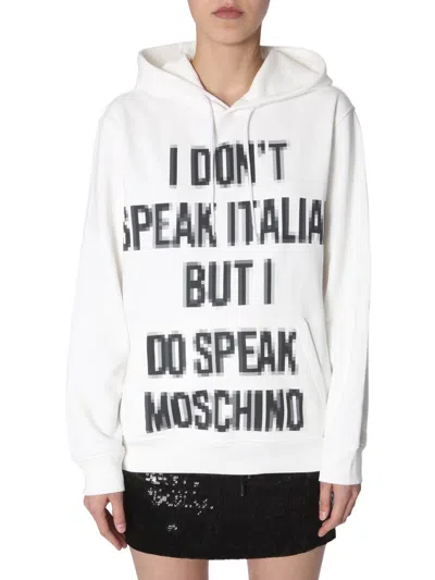 MOSCHINO MOSCHINO COUTURE HOODED SWEATSHIRT