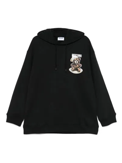 Moschino Couture Hoodie  Teddy Bear In Multi