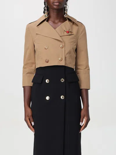 Moschino Jacket  Couture Woman Color Brown In Braun