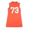 MOSCHINO COUTURE JERSEY SPORT MINI SLEEVELESS DRESS - RED