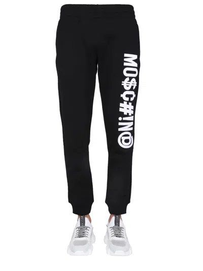 MOSCHINO MOSCHINO COUTURE JOGGING PANTS WITH LOGO