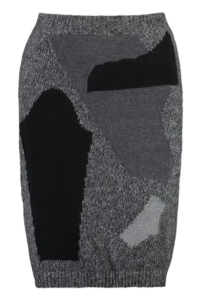 MOSCHINO MOSCHINO COUTURE KNIT SKIRT