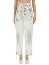Moschino "laurel Crown Patch" Pants