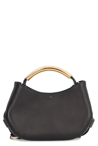 MOSCHINO MOSCHINO COUTURE LEATHER HANDBAG