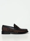 MOSCHINO COUTURE LOAFERS MOSCHINO COUTURE MEN COLOR BROWN,F38222032