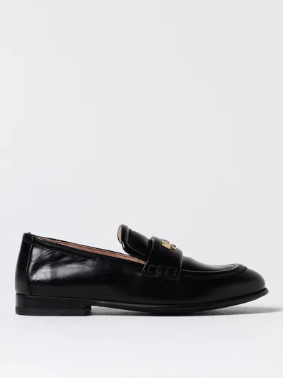 Moschino Loafers  Couture Woman Color Black In Schwarz