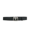 Moschino Couture Man Belt Black Size 38 Leather