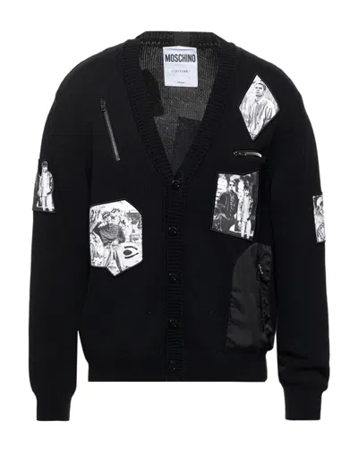 Moschino Cardigans In Black