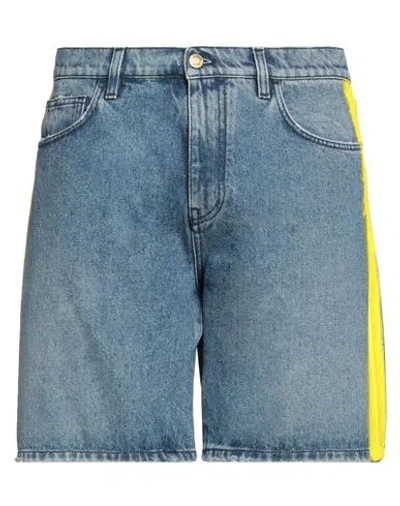 Moschino Couture Man Denim Shorts Blue Size 36 Cotton