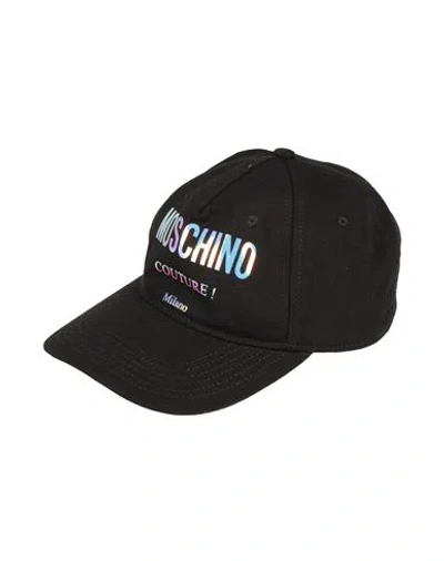 Moschino Man Hat Black Size Onesize Cotton