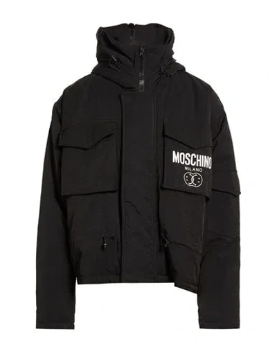 Moschino Couture Man Jacket Black Size 40 Polyamide