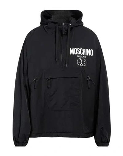 Moschino Man Jacket Black Size 42 Polyamide