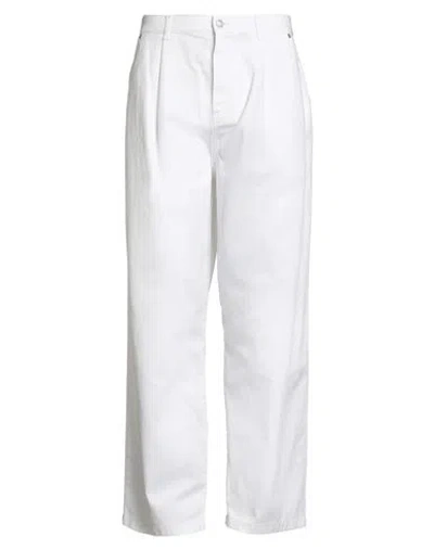 Moschino Couture Man Jeans White Size 36 Cotton