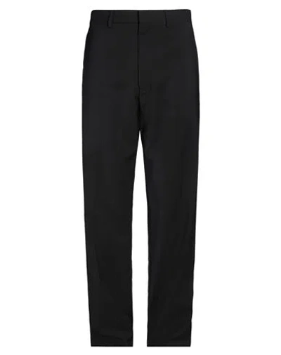Moschino Couture Man Pants Black Size 34 Virgin Wool In Multi