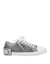 Moschino Couture Man Sneakers White Size 7 Leather, Textile Fibers, Rubber