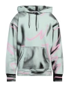 Moschino Couture Man Sweatshirt Light Green Size 40 Cotton