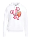 Moschino Couture Man Sweatshirt White Size 34 Cotton