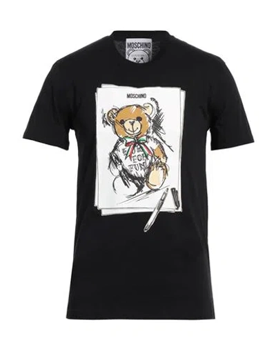 Moschino Couture Man T-shirt Black Size M Cotton