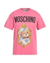 Moschino Couture Man T-shirt Magenta Size Xs Cotton