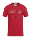 Moschino Couture Man T-shirt Red Size 46 Organic Cotton
