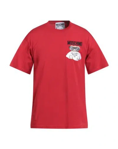 Moschino Couture Man T-shirt Red Size S Cotton