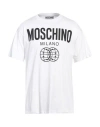 Moschino Couture Man T-shirt White Size Xs Cotton In White