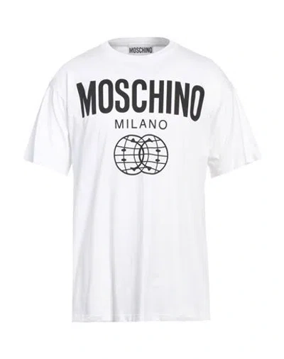 Moschino Couture Man T-shirt White Size Xs Cotton
