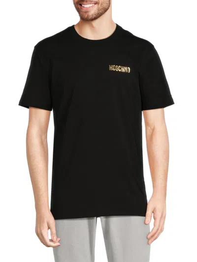 Moschino Couture ! Men's Logo Graphic Tee In Black