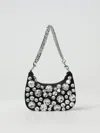 Moschino Handmade Chain Shoulder Bag In Silver