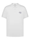 Moschino Couture  Cotton Polo Shirt In White