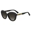 Moschino Couture Black Acetate Sunglasses
