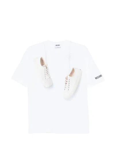Moschino Couture  Short-sleeve T-shirt In White